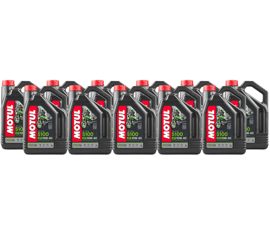 Set 11 Buc Ulei Motor Motul 4T 5100 10W-40 Ester MA2 4L 104068