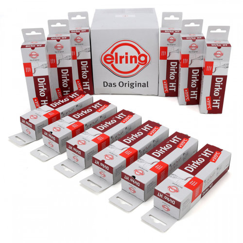 Set 12 Buc Elring Dirko Silicon Etansare -60°C / 315°C Rosu 70ML 705.708