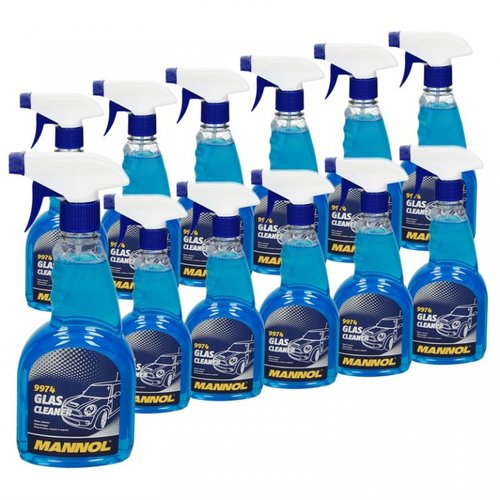 Set 12 Buc Mannol Solutie Curatat Geam 500ML 9974