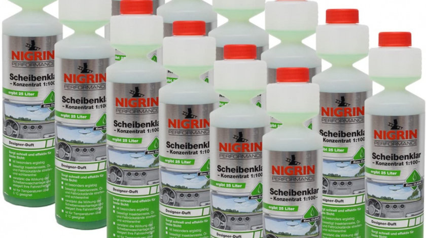 Set 12 Buc Nigrin Solutie Concentrata Spalat Parbriz 1:100 250ML 74131