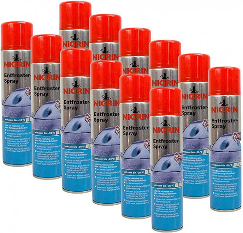 Set 12 Buc Nigrin Spray Dezghetat Parbriz -20°C 400ML 74045