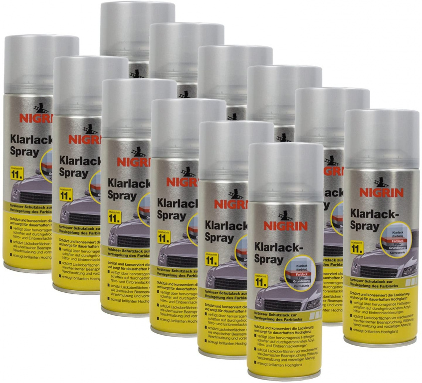 Set 12 Buc Nigrin Spray Lac Protectie 400ML 74116