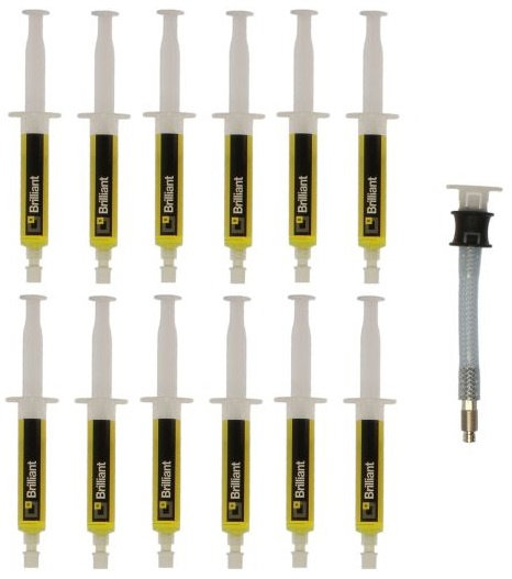 Set 12 Buc Seringa Solutie Contrast UV Pentru Sistemele De Aer Conditionat Errecom 7.5ML ER TR1058.K...