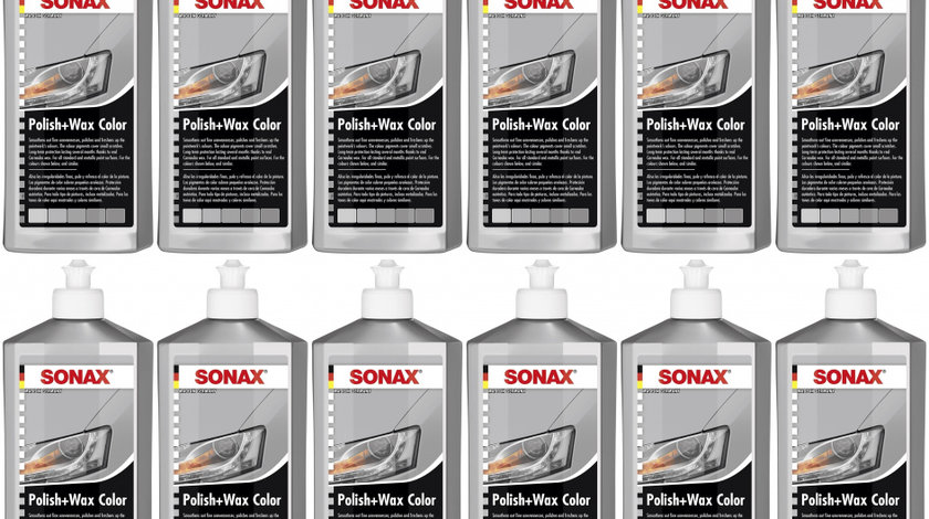 Set 12 Buc Sonax Polish &amp; Ceara Gri 500ML 296300