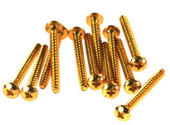 Set 12 Buc Surub Parbriz Moto Vicma Auriu VIC-RC550OR