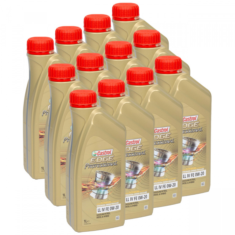 Set 12 Buc Ulei Motor Castrol Edge Professional LL IV FE 0W-20 1L