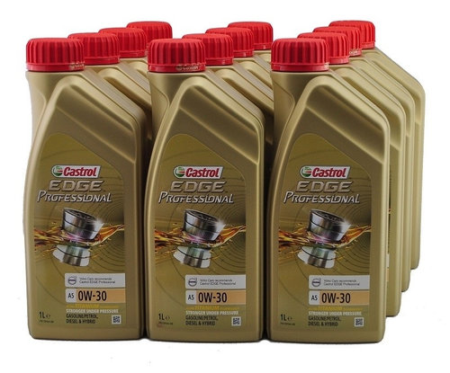 Set 12 Buc Ulei Motor Castrol Edge Titanium FST A5 0W-30 Volvo 1L 15AF7A