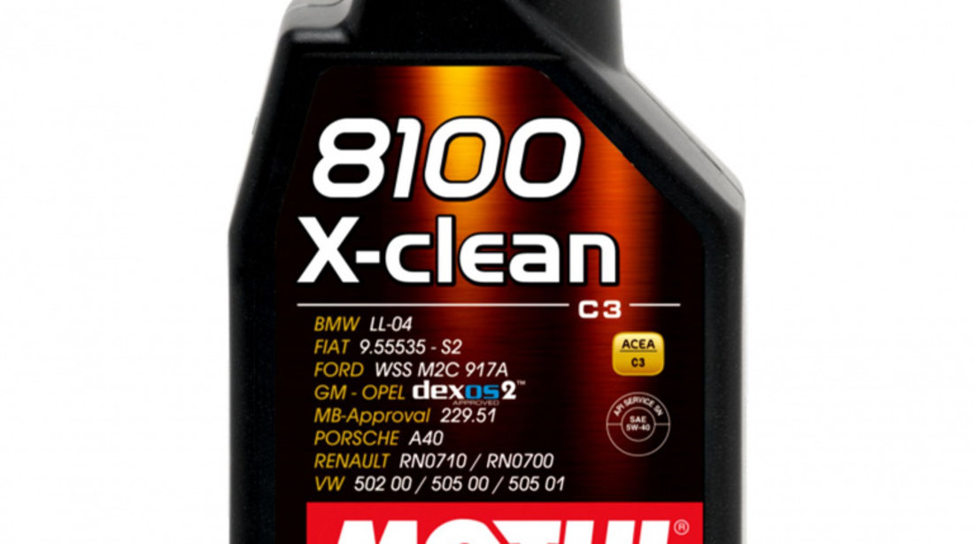 Set 12 Buc Ulei Motor Motul 8100 X-Clean 5W-40 1L 102786