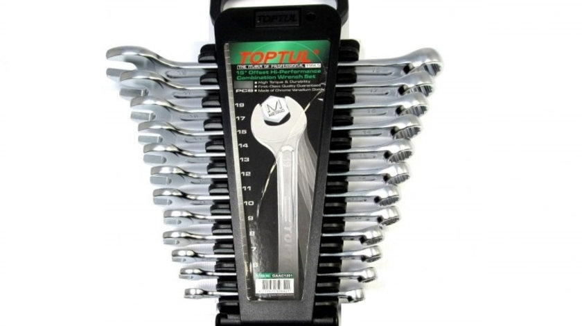 Set 12 chei combinate, Toptul 6-19mm
