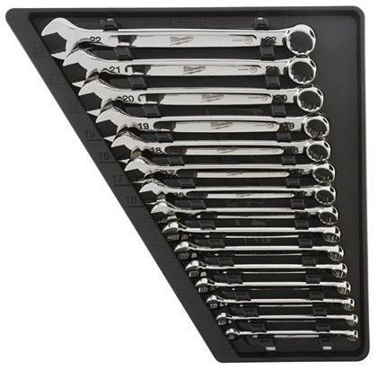 Set 15 Buc Cheie Combinate Milwaukee 4932464258