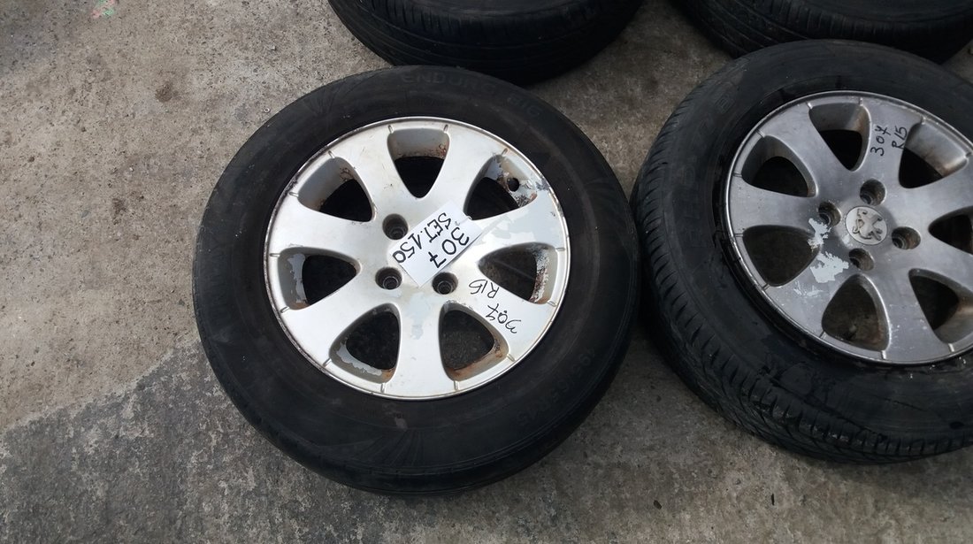 Set 150 - Jante aliaj Peugeot 307, R15, 4 x 108 - cod PEU-4A-9