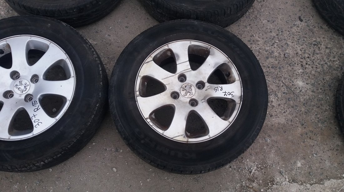 Set 156 - Jante aliaj Peugeot 307, R15, 4 x 108 - cod PEU-4A-10