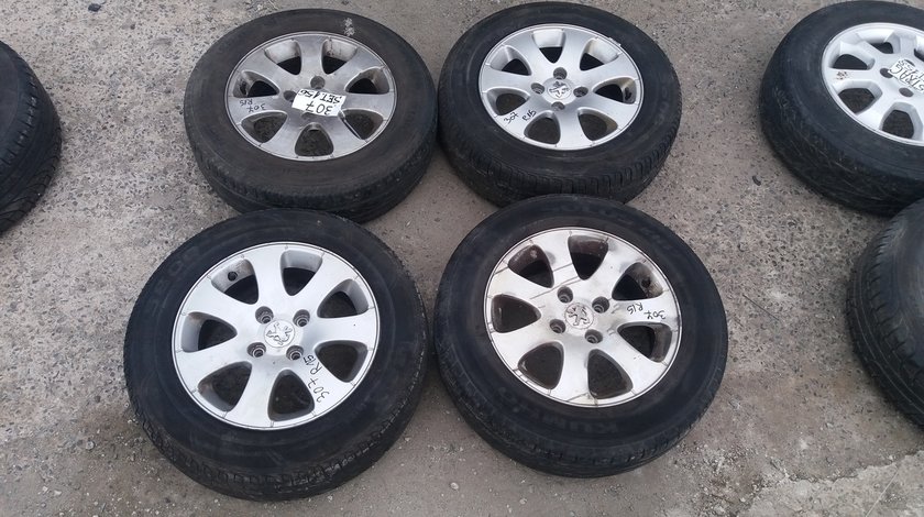 Set 156 - Jante aliaj Peugeot 307, R15, 4 x 108 - cod PEU-4A-10