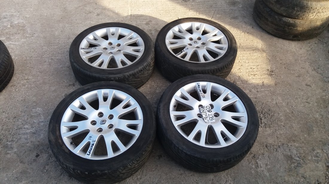 Set 160 - Jante aliaj Renault Laguna II, ZR17, 5 x 108 - cod REN-4A-17