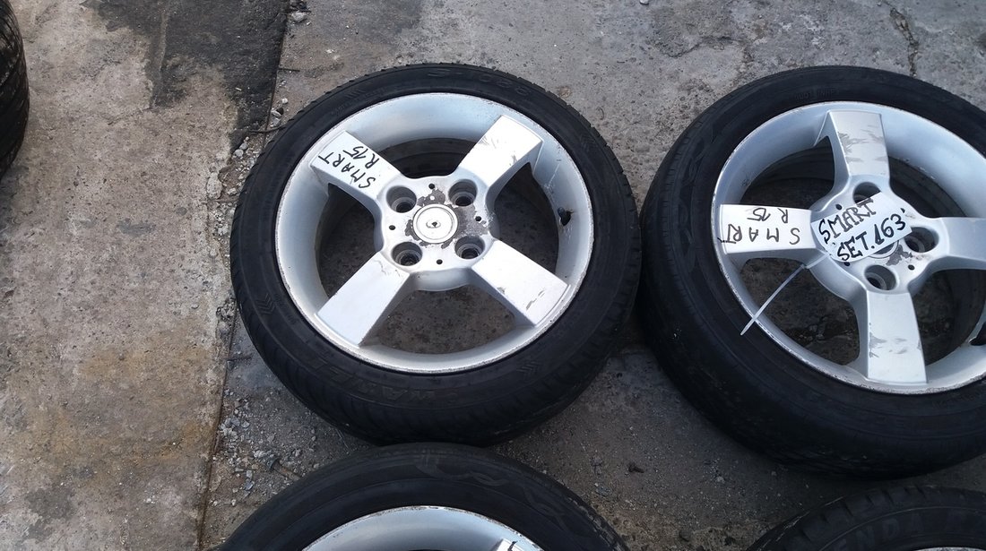 Set 163 - Jante aliaj Smart ForFour, R15, 4 x 114.3 - cod SMA-4A-1