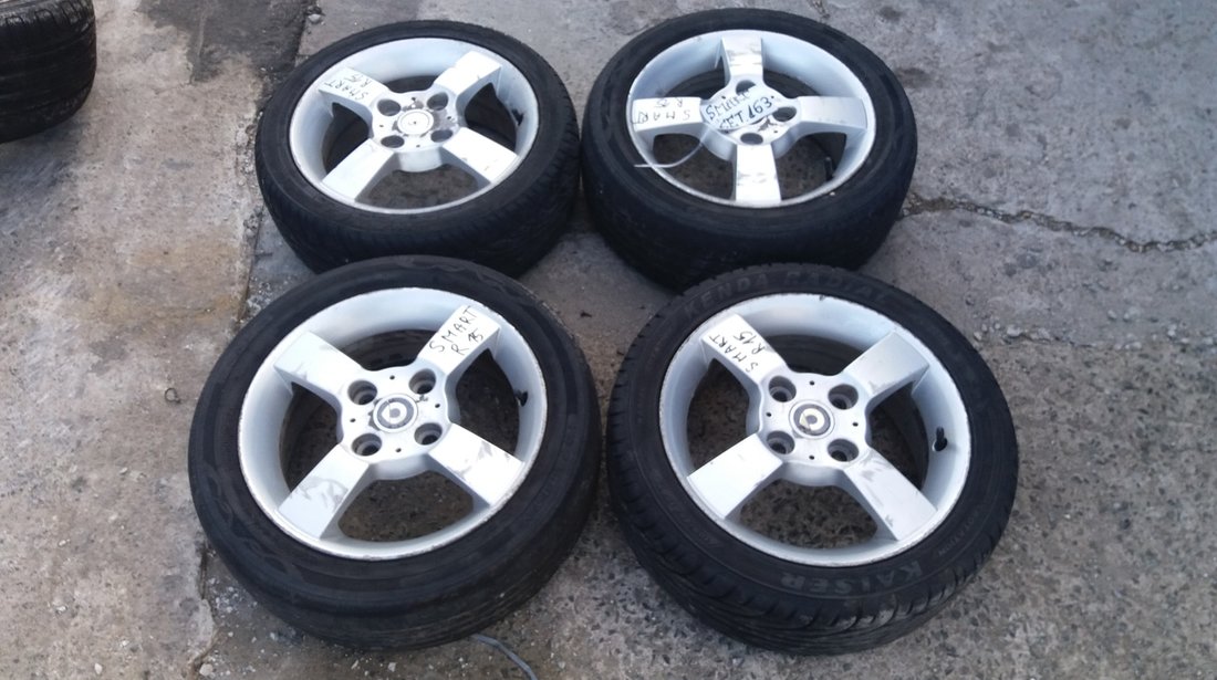 Set 163 - Jante aliaj Smart ForFour, R15, 4 x 114.3 - cod SMA-4A-1