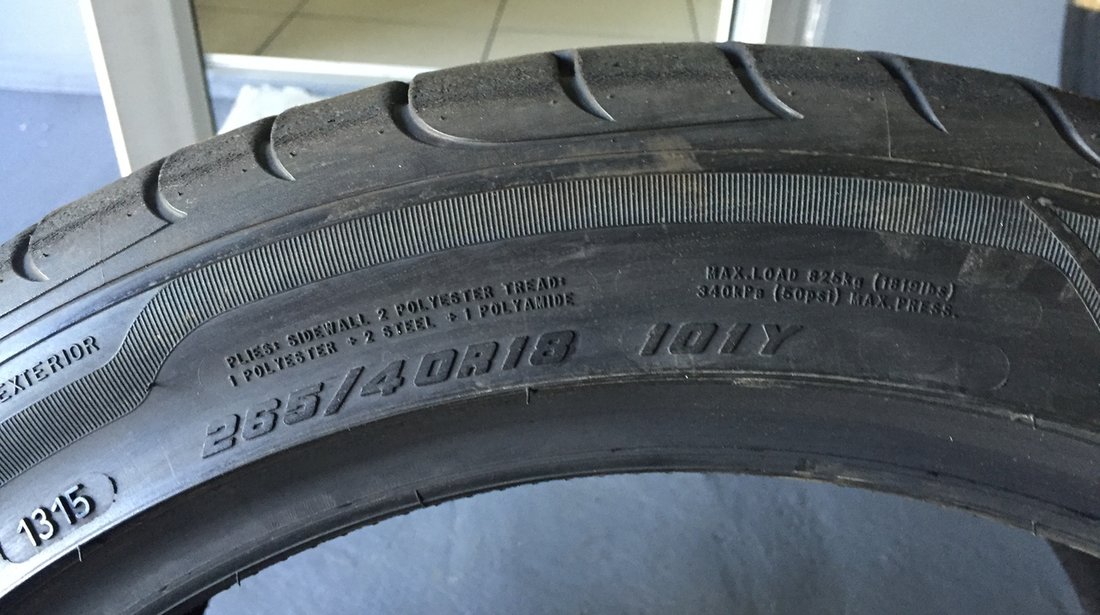 Set 2 anvelope 265/40R18 Goodyear F1 Asymmetric2, 101Y DOT 2015