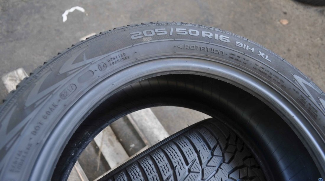 SET 2 Anvelope Iarna 205/50 R16 NOKIAN WR D4 91H - XL