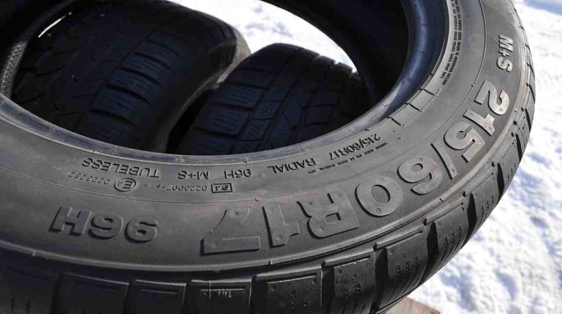 SET 2 Anvelope Iarna 215/60 R17 CONTINENTAL 4x4 WINTER CONTACT 96H