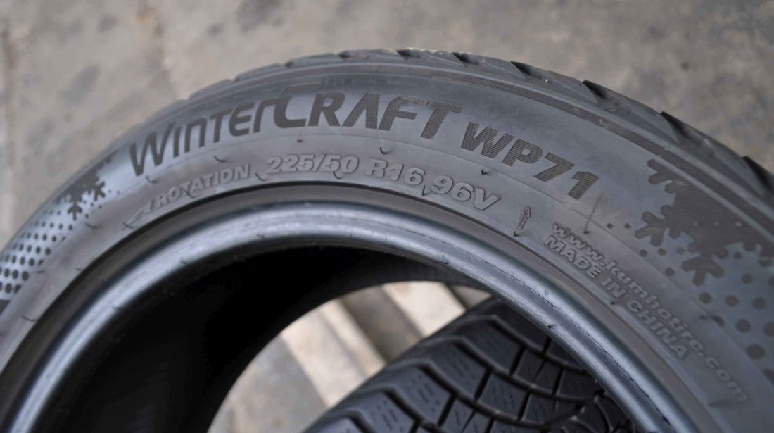 SET 2 Anvelope Iarna 225/50 R16 KUMHO WinterCraft WP71 96V