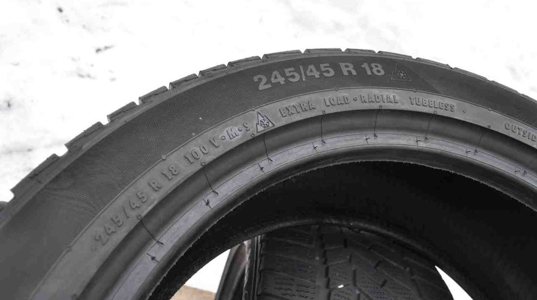 SET 2 Anvelope Iarna 245/45 R18 CONTINENTAL ContiWinterContact TS830P SSR 100V - Runflat