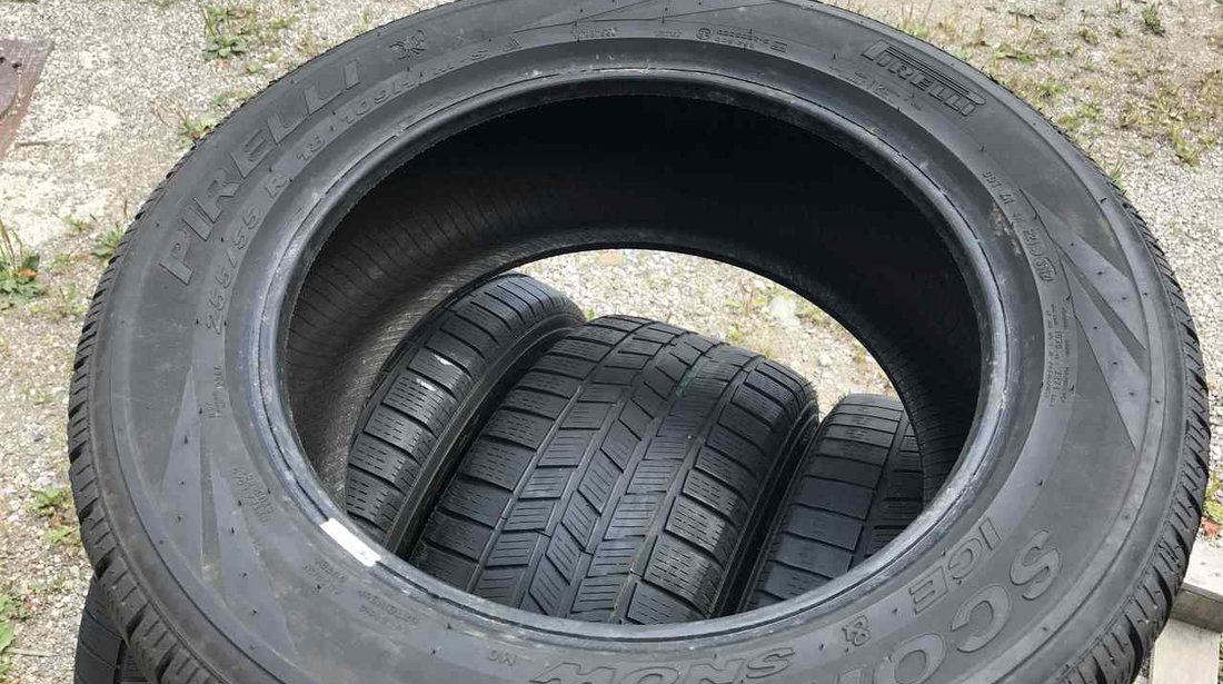 SET 2 Anvelope Iarna 255/55 R18 PIRELLI SCORPION ICE & SNOW 109H