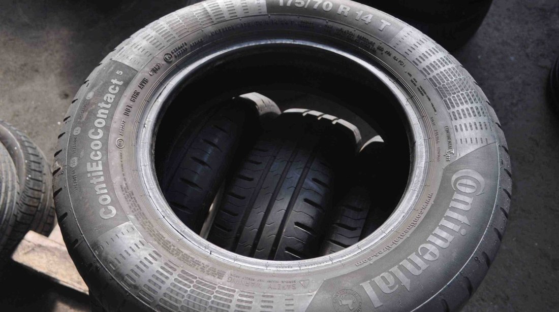 SET 2 Anvelope Vara 175/70 R14 CONTINENTAL ContiEcoContact 5 84T