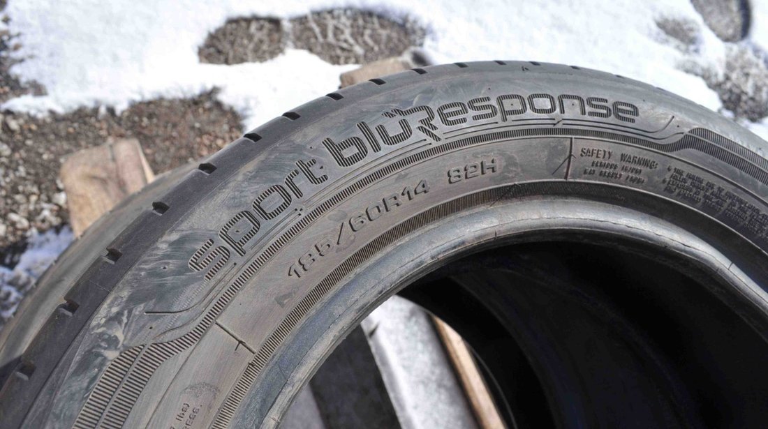 SET 2 Anvelope Vara 185/60 R14 DUNLOP BLUE RESPONSE 82H