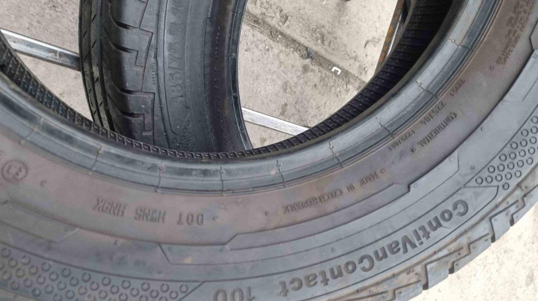 SET 2 Anvelope Vara 185/75 R16C CONTINENTAL ContiVanContact 100 104/102R