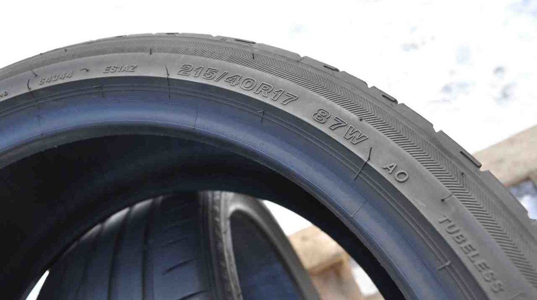 SET 2 Anvelope Vara 215/40 R17 BRIDGESTONE POTENZA S001 (A0) 87W