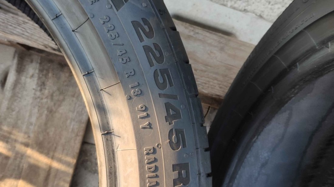 SET 2 Anvelope Vara 225/45 R18 CONTINENTAL ContiSportContact 5P SSR 91V - Runflat