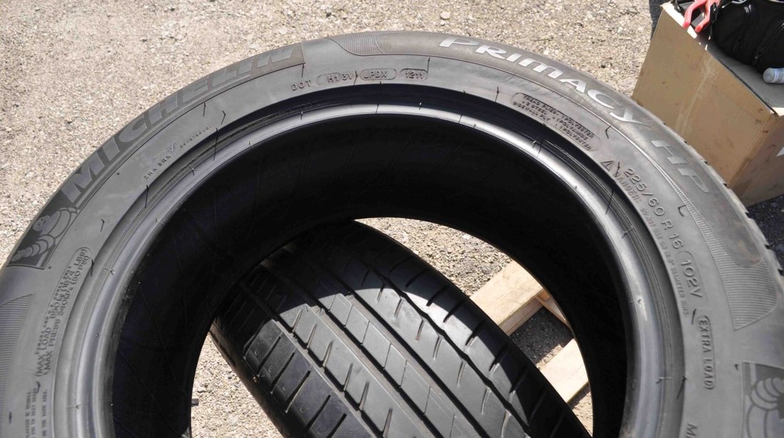 SET 2 Anvelope Vara 225/60 R16 MICHELIN PRIMACY HP 102V - XL