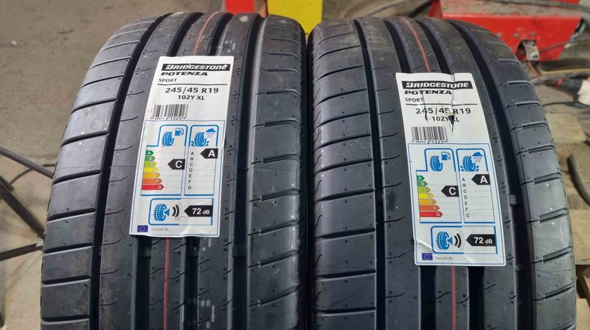 SET 2 Anvelope Vara 245/45 R19 BRIDGESTONE Potenza Sport 102Y