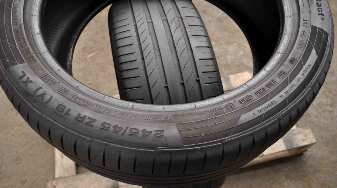 SET 2 Anvelope Vara 245/45 R19 CONTINENTAL ContiSportContact 5 102Y