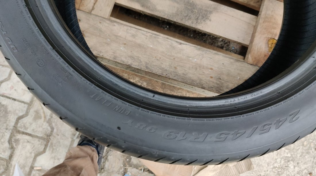 SET 2 Anvelope Vara 245/45 R19 PIRELLI P ZERO 98Y - Runflat