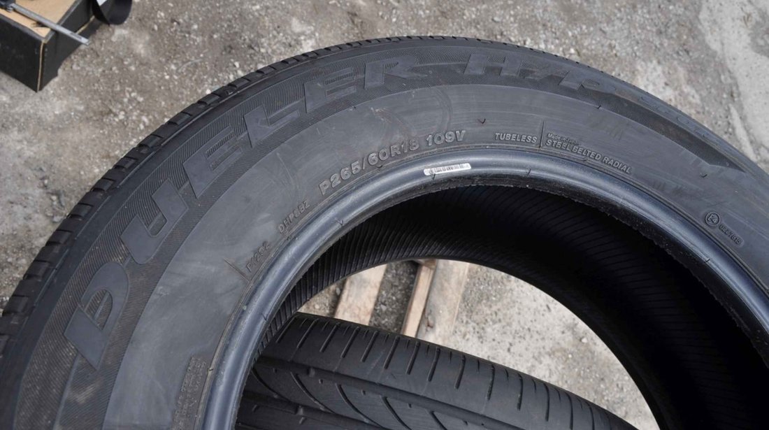 SET 2 Anvelope Vara 265/60 R18 BRIDGESTONE DUELER HP SPORT 109V