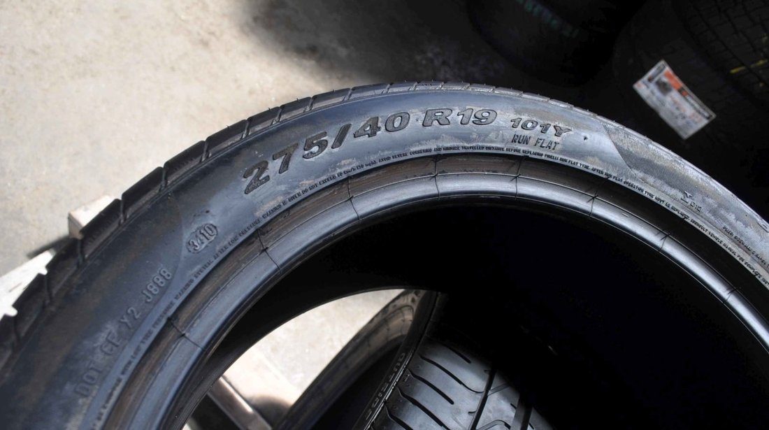 SET 2 Anvelope Vara 275/40 R19 PIRELLI P ZERO 101Y - runflat