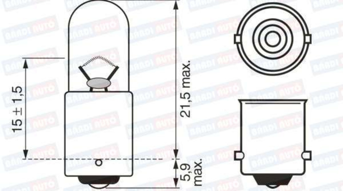 SET 2 BEC ILUMINAT NUMAR CIRCULATIE / INSTALATIE LATERALA T4W BOSCH 1987301023 ⭐⭐⭐⭐⭐