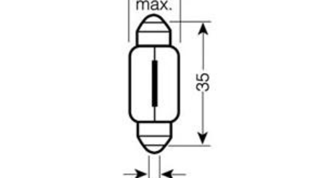 Set 2 becuri 12v c5w ultra life blister osram UNIVERSAL Universal #6 6418ULT-02B