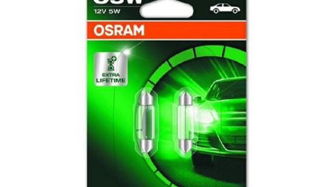 Set 2 becuri 12v c5w ultra life blister osram UNIVERSAL Universal #6 6418ULT-02B