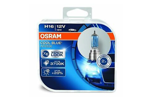 SET 2 BECURI 12V H16 19 W COOL BLUE INTENSE OSRAM 64219CBI DUO OSRAM