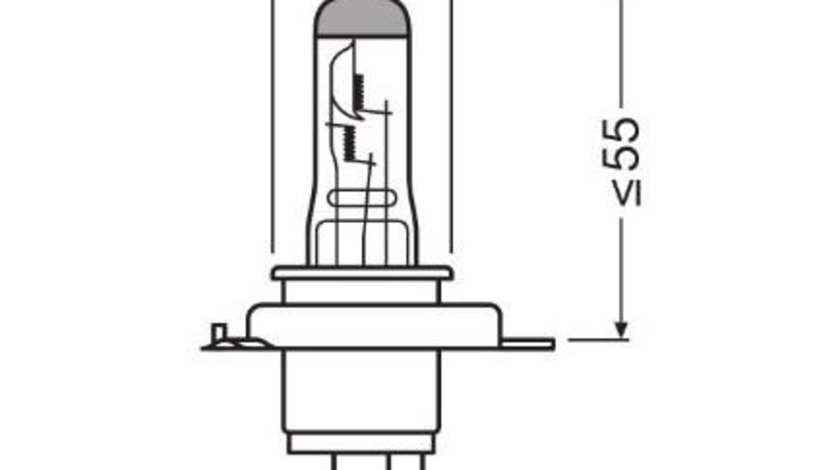 Set 2 becuri 12v h4 60/55 w cool blue intense nextgen osram UNIVERSAL Universal #6 64193CBN-HCB