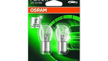 Set 2 becuri 12v p21/5w ultra life blister osram U...