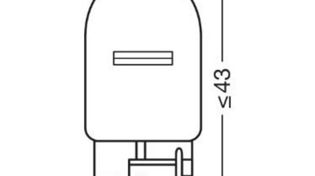 Set 2 becuri 12v w21w original blister osram UNIVERSAL Universal #6 7505-02B