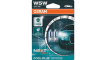 SET 2 BECURI 12V W5W COOL BLUE INTENSE NextGen BLI...