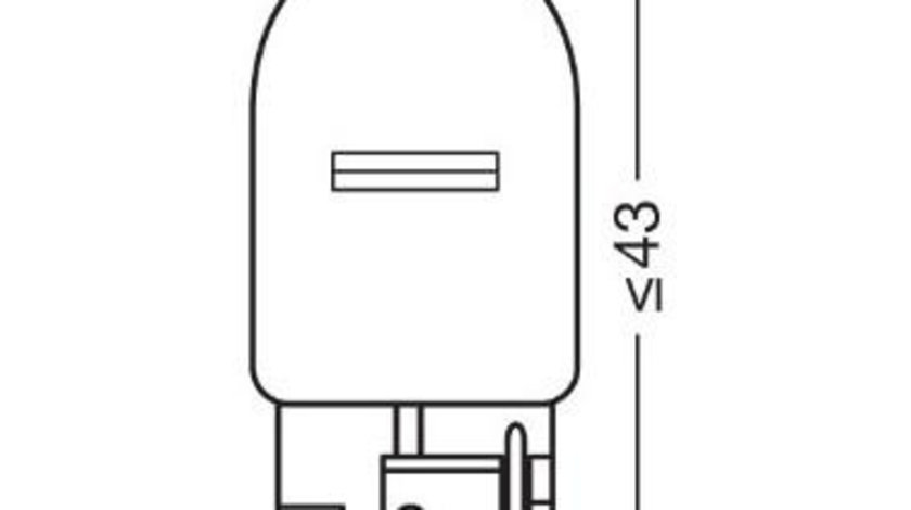 Set 2 becuri 12v wy21w original blister osram UNIVERSAL Universal #6 7504-02B