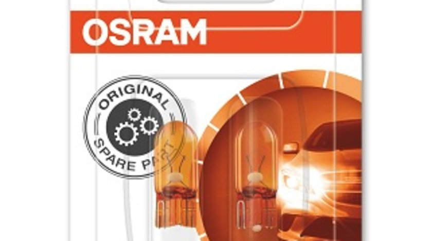 SET 2 BECURI 12V WY5W ORIGINAL BLISTER OSRAM 2827NA-02B OSRAM