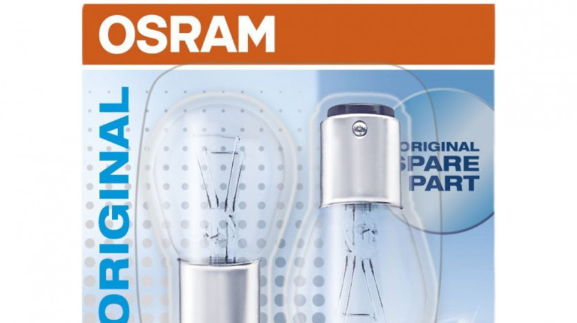 Set 2 Becuri auto auxiliare cu halogen Osram P21 5W 12V 5W