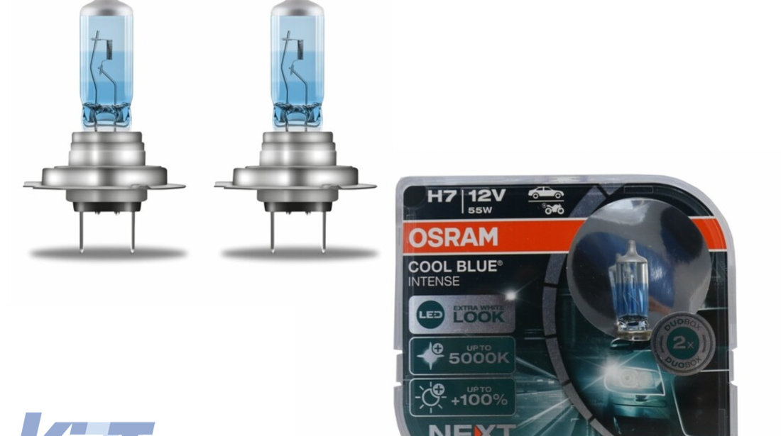 Set 2 Becuri Auto Halogen NEXT GEN Osram Cool Blue Intense H7 64210CBN-HCB 12V