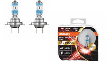 Set 2 Becuri Auto Halogen Osram Night Breaker Lase...